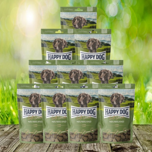 Vorteilspaket Happy Dog Soft Snack Neuseeland 10 x 100 g