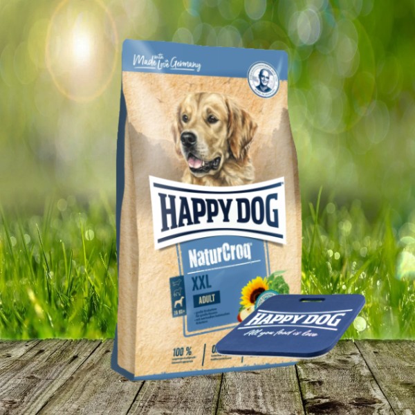 Happy Dog Premium NaturCroq XXL 15 kg + Happy Dog Sitzkissen *geschenkt*