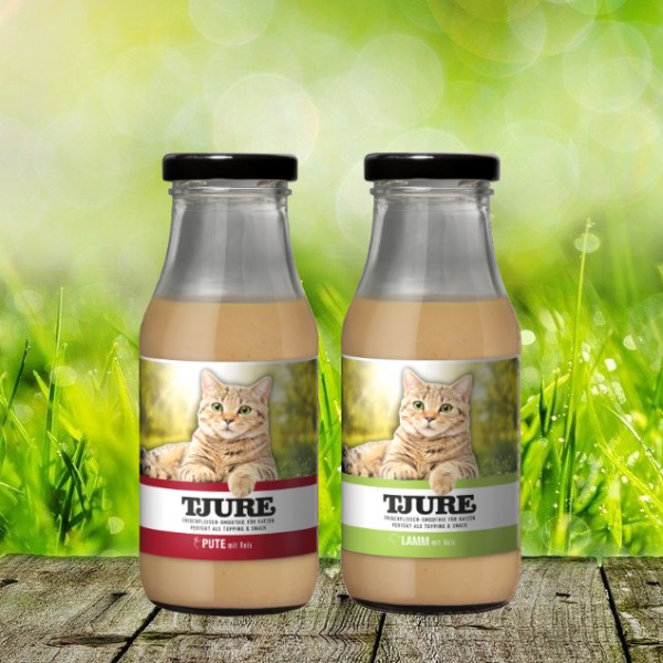 TJURE für Katze - Mixpaket Lamm & Reis + Pute & Reis