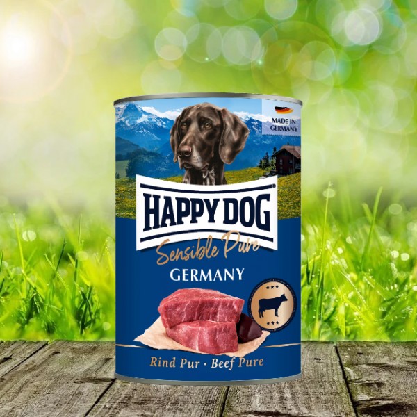 Happy Dog Sensible Pure Germany (vorher Happy Dog Dose Rind Pur) 10 + 2 Aktion