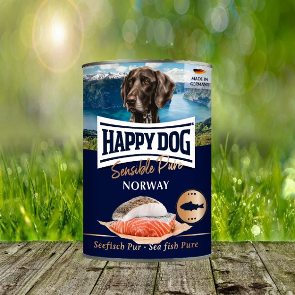 Happy Dog Sensible Pure Norway (vorher Happy Dog Dose Lachs Pur) 5 + 1 Aktion