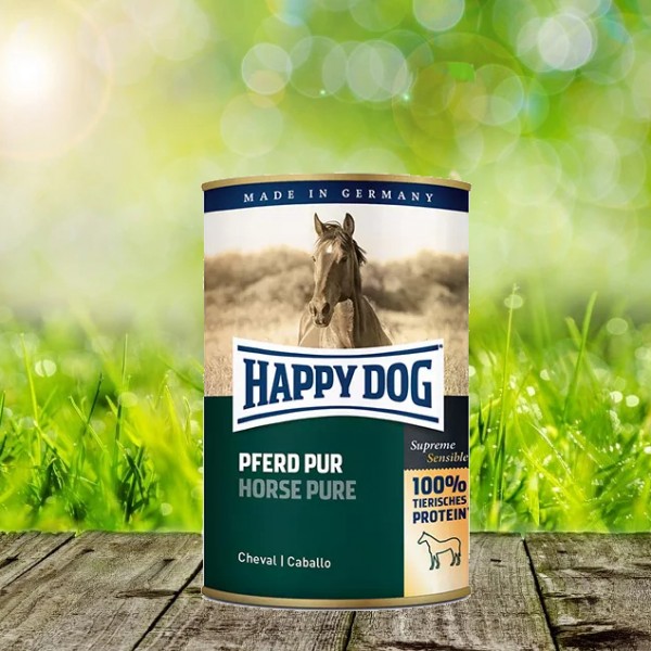 Happy Dog Dosen Pferd Pur