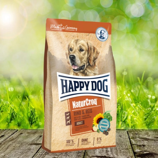 Happy Dog Premium NaturCroq Rind und Reis