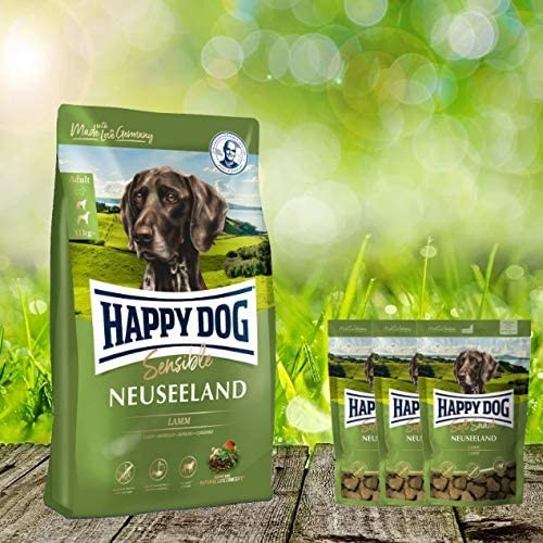 Happy Dog Supreme Neuseeland 12,5 kg + 3 x 100 g. Happy Dog Soft Snack Neuseeland geschenk