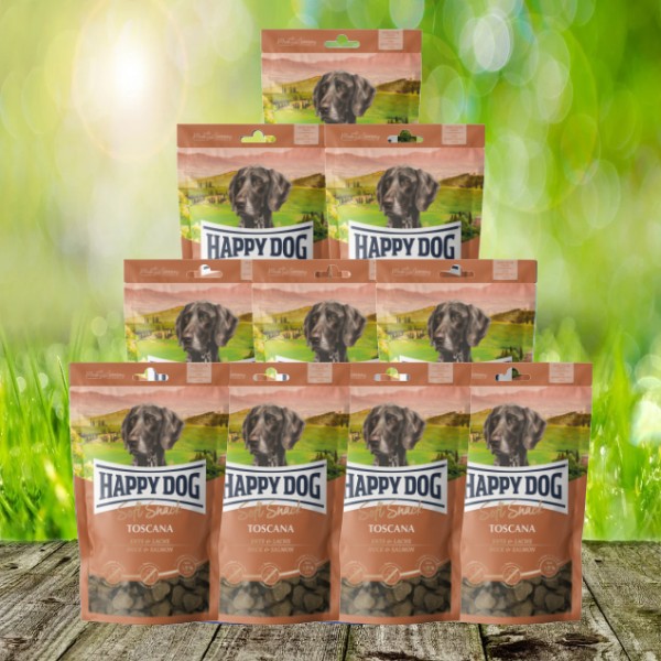 Vorteilspaket Happy Dog Soft Snack Toscana 10 x 100 g