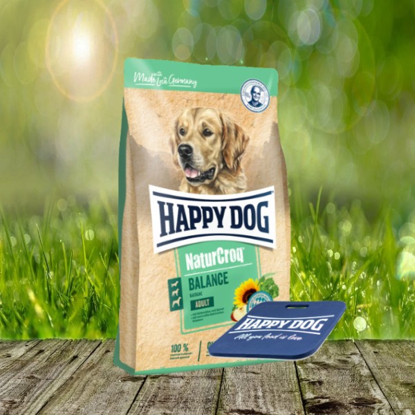 Happy Dog Premium NaturCroq Balance 15 kg + Happy Dog Sitzkissen *geschenkt*