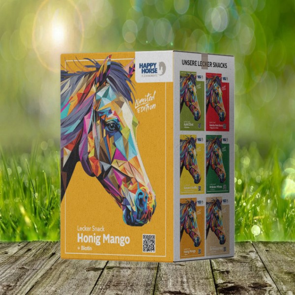 Happy Horse Lecker Snack Honig Mango 8 x 800 g