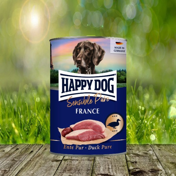 Happy Dog Sensible Pure France (vorher Happy Dog Dose Ente Pur) 10 + 2 Aktion