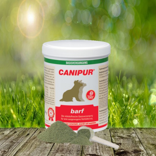 Canipur barf - eine vitalstoffreiche Basisversorgung für eine ausgewogene Rohfütterung