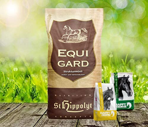 St. Hippolyt Equigard 20 kg und 2 x 1 kg Lecker Snack