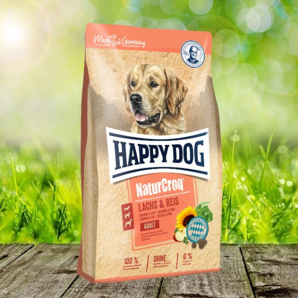 Happy Dog Premium NaturCroq Lachs und Reis